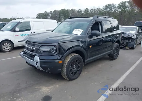 2025 Ford Bronco z USA, uszkodzony, nr VIN 3FMCR9DA9CRE10725